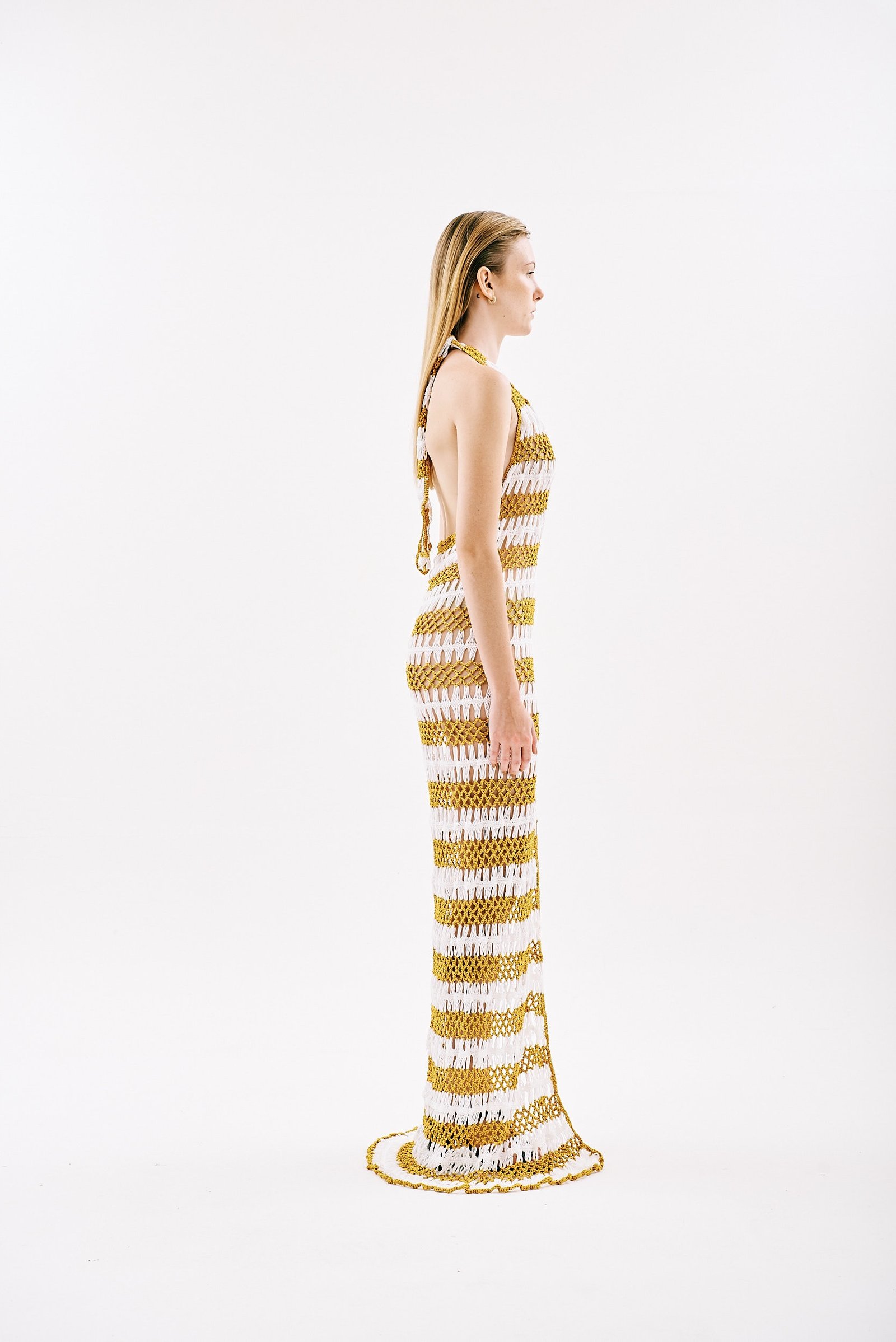 Vestido Oro blanco - Imagen 3