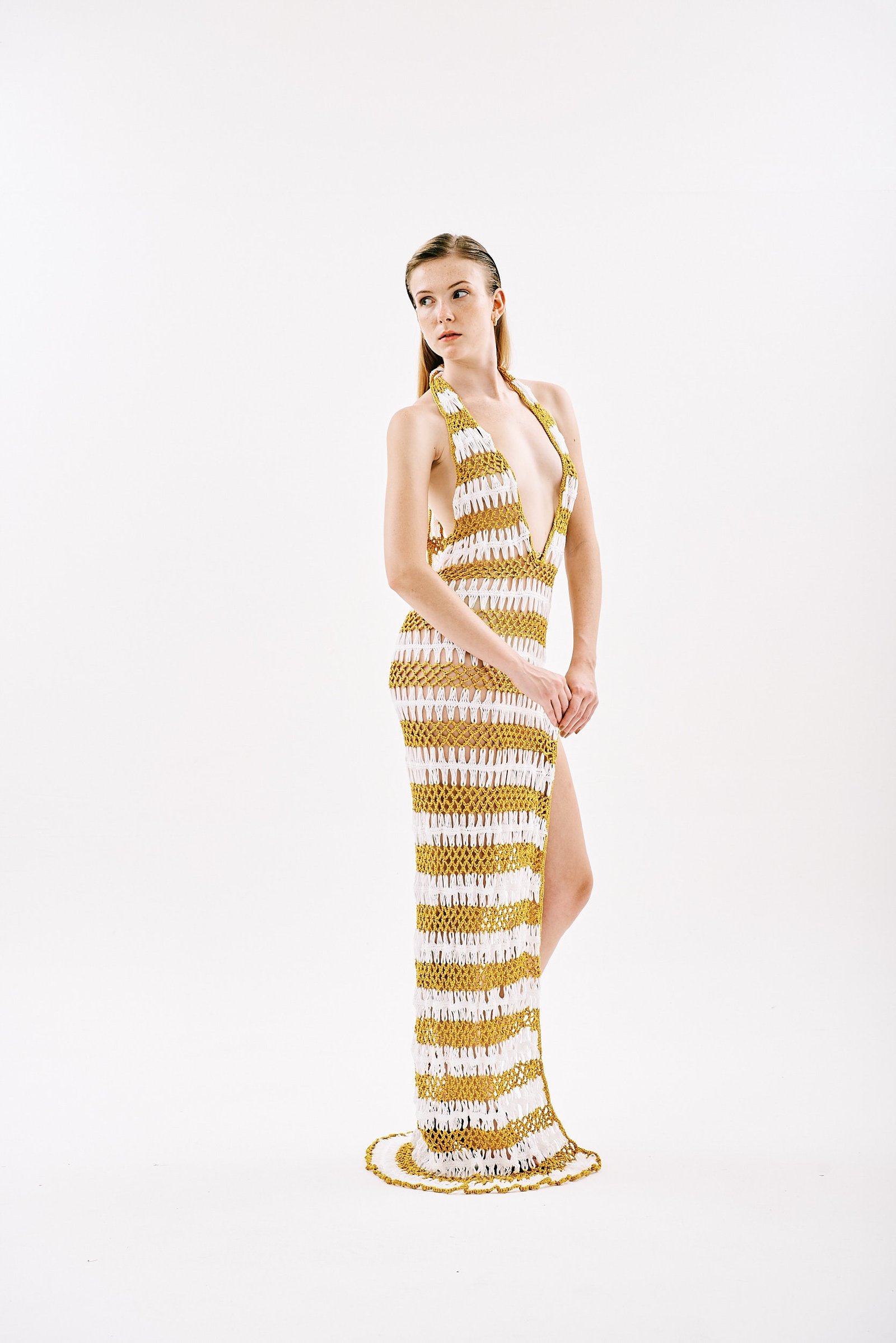 Vestido Oro blanco - Imagen 5